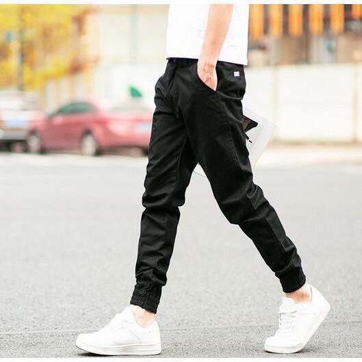 Men's Fashion Solid Color Pencil Denim Jeans Slim Fit Pants Casual Long  Pants Skinny Pants | Wish